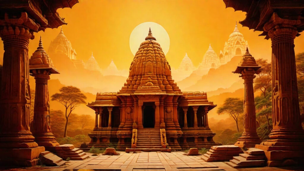 Hanumanji with gond and madhubani art