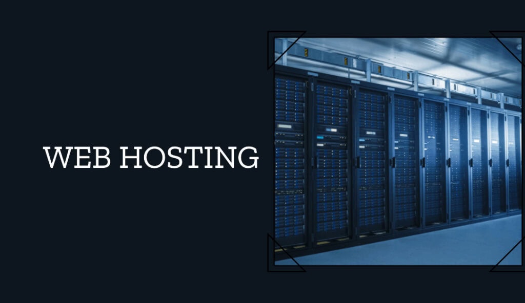 feature image for blog post on webhosting. Blog of Amar Vyas