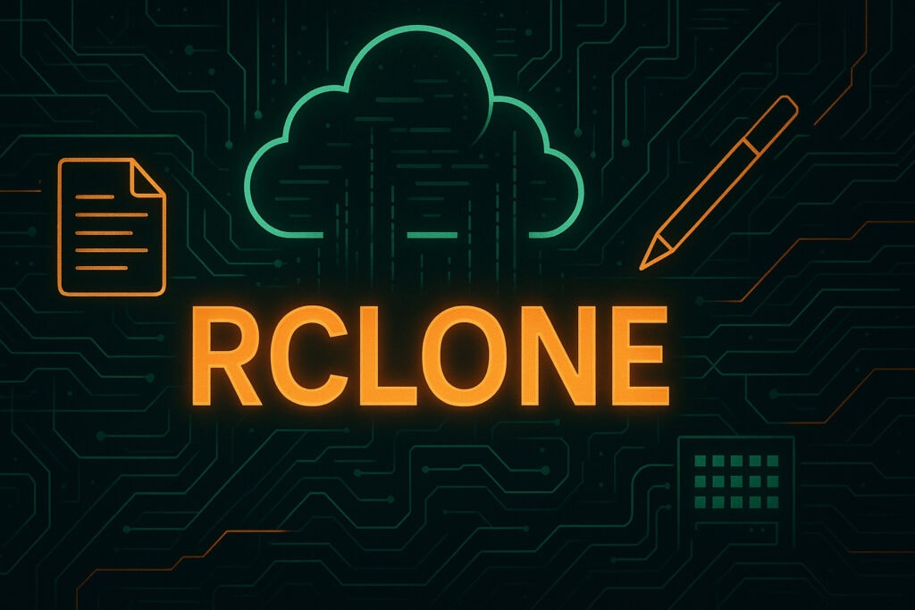 feature image for blog post on Rclone for Backups and Cloud Storage